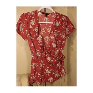Forever 21 floral print blouse